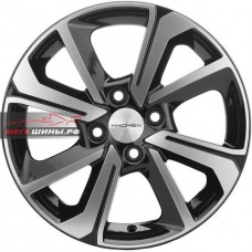 Khomen Wheels KHW1501 6x15/4x100 D54,1 ЕТ46 Black-FP