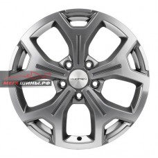 Khomen Wheels KHW1710 7x17/5x114.3 D66,5 ЕТ37 Gray-FP