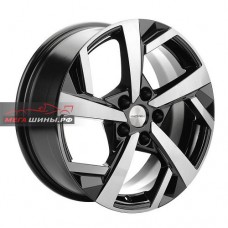 Khomen Wheels KHW1712 7x17/5x114.3 D60,1 ЕТ39 Black-FP