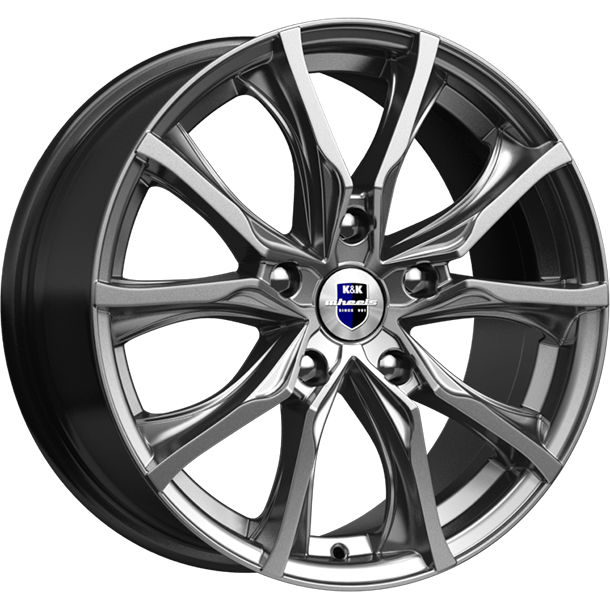 K&K Твист 7.5x17 5*120 ET32 DIA72.6 Дарк платинум Литой