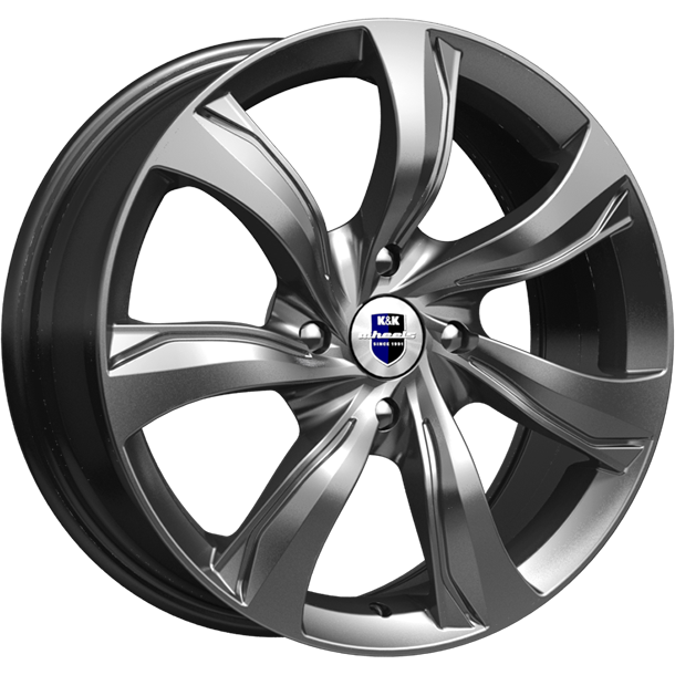 K&K Либерти 7x17 5*108 ET45 DIA67.1 Дарк платинум Литой