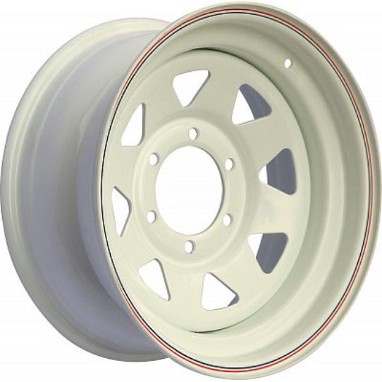 Off Road Wheels Toyota 8x17 5*150 ET25 DIA110.1 White Штампованный