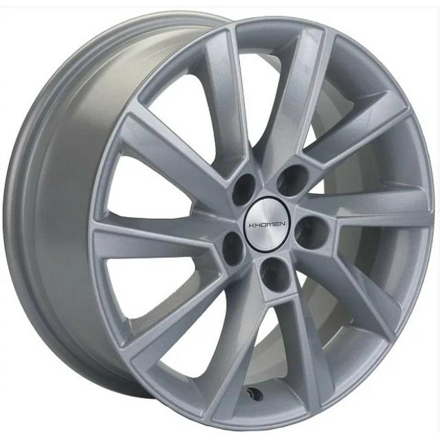 Khomen KHW 1604 6x16 5*105 ET39 DIA56.6 F-Silver Литой