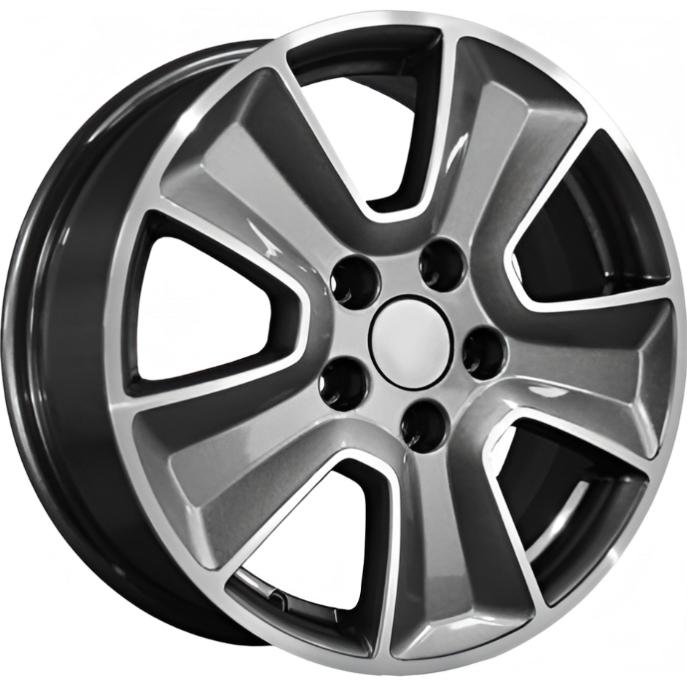 Khomen KHW 1601 6.5x16 5*114.3 ET43 DIA67.1 Gray-FP Литой