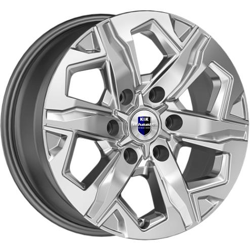 K&K Тейт 7.5x17 6*114.3 ET39 DIA67.1 Дарк платинум Литой