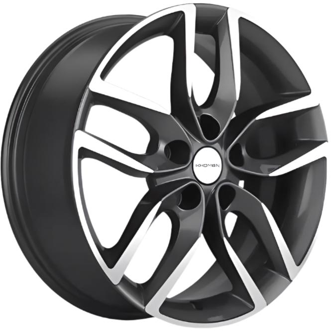 Khomen KHW 1708 6.5x17 5*114.3 ET37 DIA66.6 Gray-FP Литой