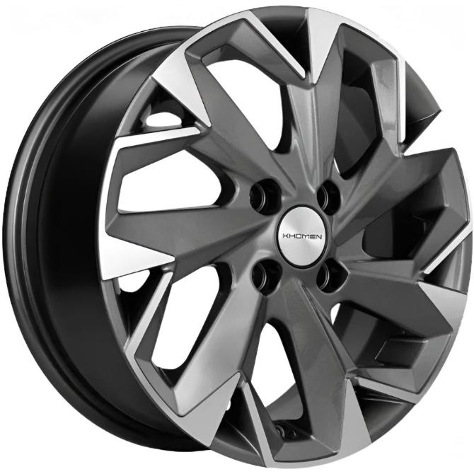 Khomen KHW 1402 5.5x14 4*100 ET38 DIA67.1 Gray-FP Литой