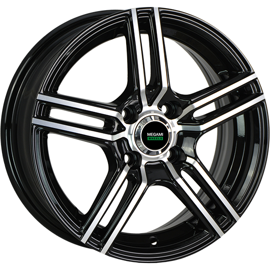 Megami MGM-1 7x17 5*110 ET46 DIA63.3 BKF Литой