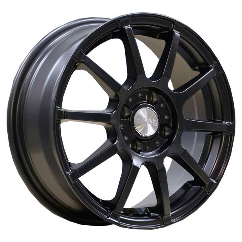 Скад Акита 6x15 4*100 ET47 DIA60.1 Черный бархат Литой