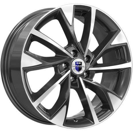 K&K Роквуд 7x17 5*110 ET50 DIA67.1 Алмаз черный Литой