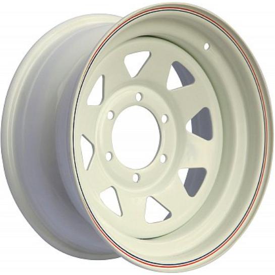 Off Road Wheels Niva 7x15 5*139.7 ET30 DIA98.5 White Штампованный