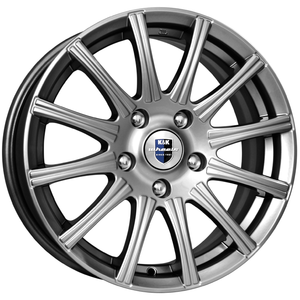 K&K Сиеста 5x13 4*98 ET38 DIA58.6 Дарк платинум Литой