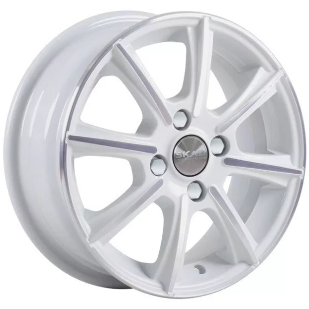 Скад Монако 5.5x14 4*100 ET49 DIA56.6 Алмаз белый Литой