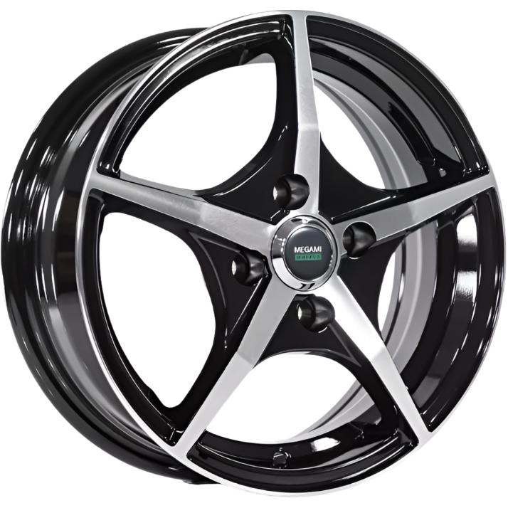 Megami MGM-19FF 5.5x14 4*100 ET49 DIA56.6 BKF Литой