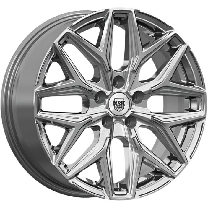 K&K Ариус 7x17 5*108 ET33 DIA60.1 Дарк платинум Литой