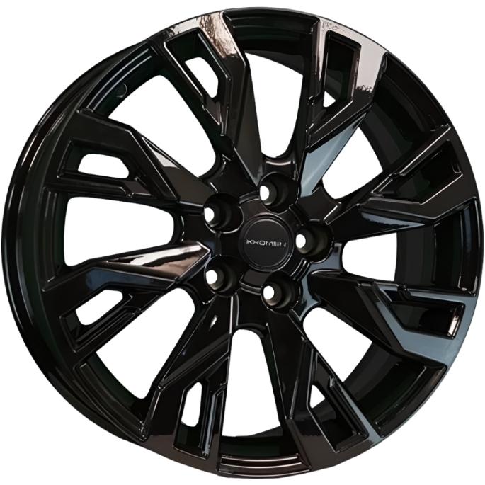 Khomen KHW 1809 7x18 5*110 ET50 DIA63.3 Black Литой