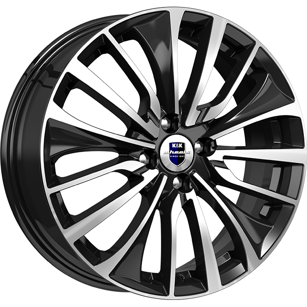 K&K Flanker 6.5x17 5*114.3 ET50 DIA54.1 Алмаз черный Литой