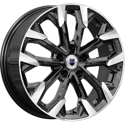 K&K Морейн 6.5x17 5*108 ET50 DIA63.3 Алмаз черный Литой
