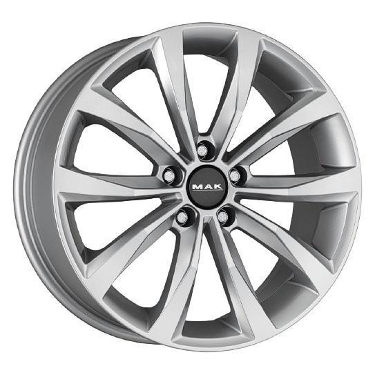 MAK Wolf 7x17 5*112 ET42 DIA66.6 Silver Литой