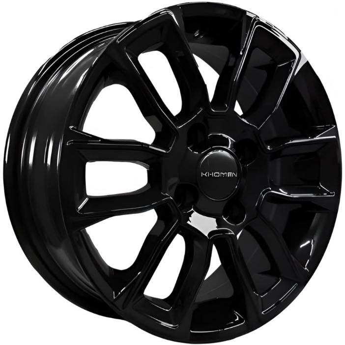 Khomen KHW 1406 5.5x14 4*100 ET43 DIA60.1 Black Литой