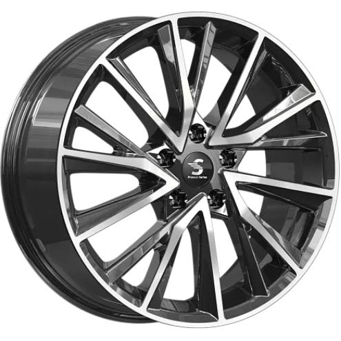 Скад КР010 7.5x18 5*108 ET36 DIA65.1 Алмаз черный Литой