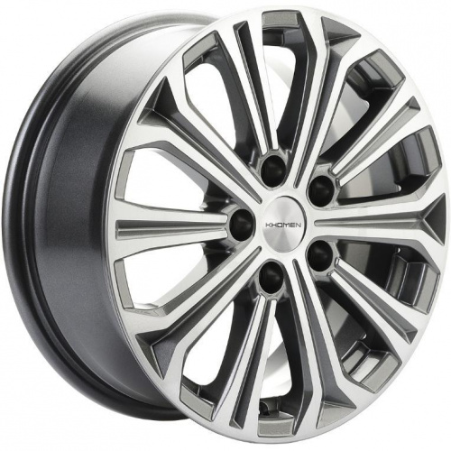 Khomen KHW 1610 6.5x16 5*114.3 ET41 DIA67.1 Gray-FP Литой