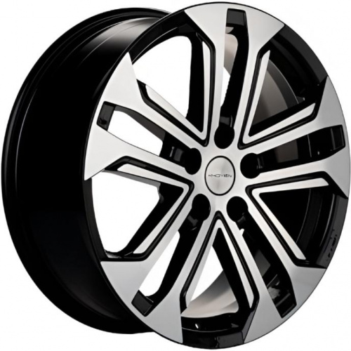 Khomen KHW 1803 7x18 5*114.3 ET48.5 DIA67.1 Black-FP Литой