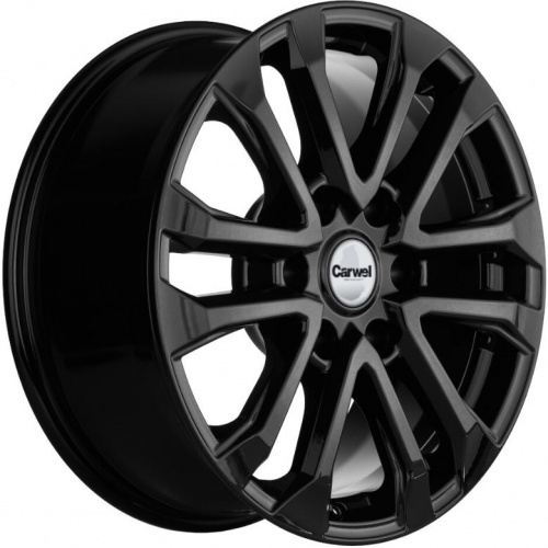 Carwel Пур 7.5x18 6*139.7 ET30 DIA106.1 BL Литой