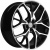Khomen KHW 2012 8x20 5*108 ET43 DIA60.1 Black-FP Литой