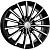 K&K Акцент 5.5x14 4*100 ET39 DIA56.6 Алмаз черный Литой