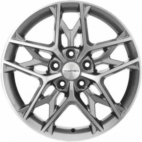 Khomen KHW 1709 7x17 5*114.3 ET43.5 DIA67.1 Gray Литой