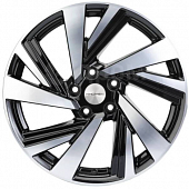 Khomen KHW 1801 7.5x18 5*114.3 ET45 DIA66.1 Black-FP Литой