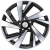 Khomen KHW 1801 7.5x18 5*114.3 ET50 DIA66.1 Black-FP Литой Khomen KHW 1801 7.5x18 5*114.3 ET50 DIA66.1 Black-FP Литой