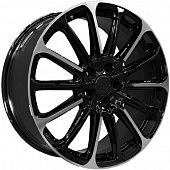 Khomen KHW 1910 7.5x19 5*108 ET36 DIA65.1 Black-FP Литой