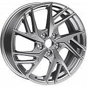 Khomen KHW 1722 6.5x17 5*112 ET38 DIA57.1 F-Silver Литой