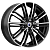 K&K Эрфурт 7x17 4*100 ET41 DIA60.1 Алмаз черный Литой