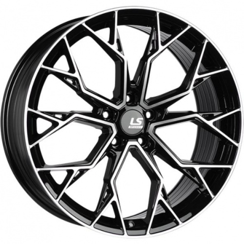LS FlowForming RC61 8x18 5*108 ET45 DIA63.3 BKF Литой
