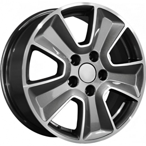 Khomen KHW 1601 6.5x16 5*114.3 ET43 DIA67.1 Gray-FP Литой