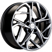 Khomen KHW 1716 7x17 5*110 ET40 DIA67.1 Gray-FP Литой
