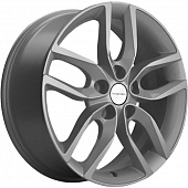 Khomen KHW 1708 6.5x17 5*114.3 ET40 DIA64.1 F-Silver Литой