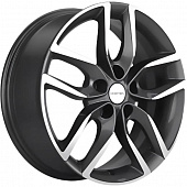 Khomen KHW 1708 6.5x17 5*114.3 ET37 DIA66.6 Gray-FP Литой
