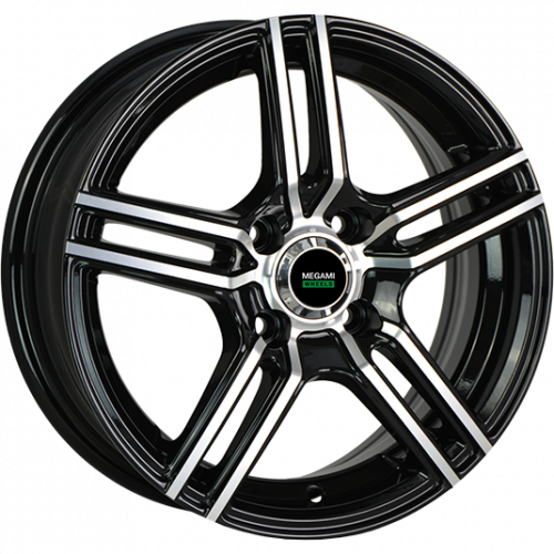 Megami MGM-1 6x15 4*114.3 ET44 DIA56.6 BKF Литой