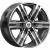 K&K R8 7.5x17 6*139.7 ET25 DIA106.1 Алмаз черный Литой