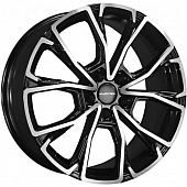 Khomen KHW 1907 7.5x19 5*114.3 ET35 DIA60.1 Black-FP Литой