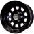 IKON MG42 8x16 5*139.7 ET-38 DIA110.1 Black Matt Штампованный