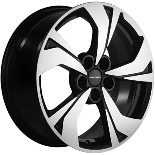Khomen KHW 1724 7x17 5*108 ET40 DIA54.1 Black-FP Литой