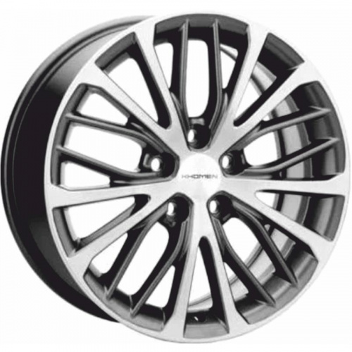 Khomen KHW 1705 7x17 5*108 ET40 DIA60.1 Gray-FP Литой
