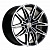 Khomen KHW 1904 9.5x19 5*112 ET40 DIA66.6 Black-FP Литой