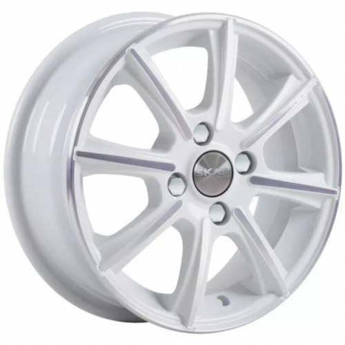 Скад Монако 5.5x14 4*100 ET38 DIA67.1 Алмаз белый Литой