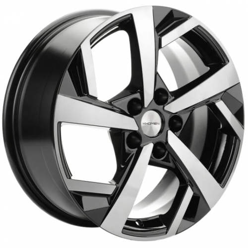 Khomen KHW 1712 7x17 5*114.3 ET45 DIA66.1 Black-FP Литой